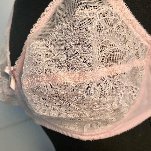 WACOAL 34E/34DD Chantilly Lace Minimizer Bra 855186 *Underwire Removed* - Picture 11 of 15